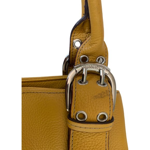Tignanello Leather Bag With Buckle Straps - Picture 2 of 6